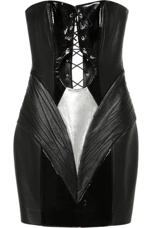 MITILIANE COUTURE Abito corto con lacci