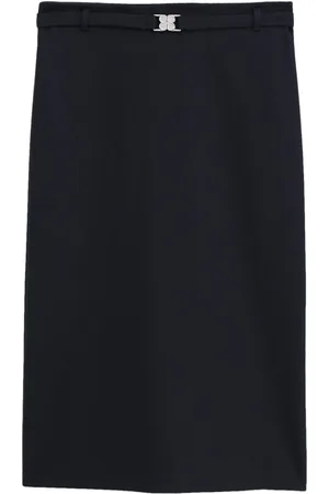 Filippa K Gonna midi con cintura