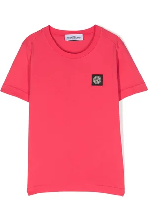 Stone Island T-shirt con applicazione Compass