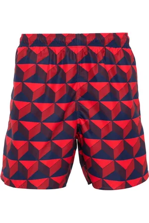 Lacoste Costume da bagno con motivo geometrico