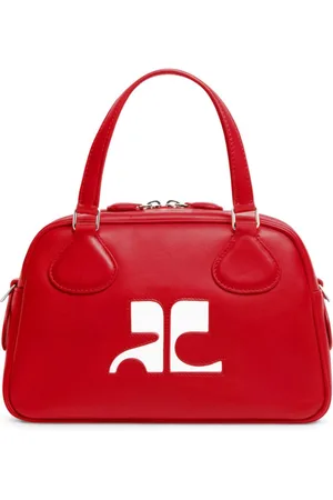Courrèges Borsa Reedition Bowling in pelle