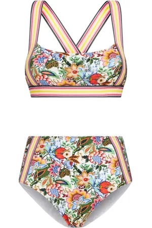 Etro Set bikini Bouquet con stampa