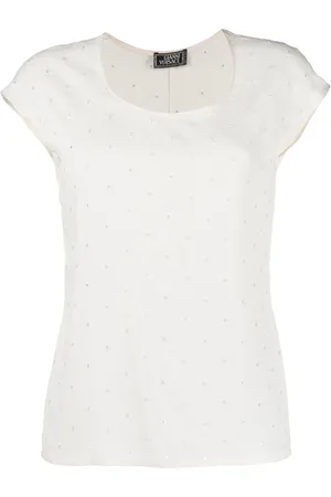 VERSACE Blusa a maniche corte anni 2000