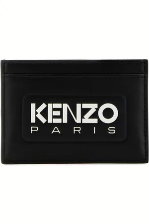 Kenzo Portacarte in pelle con stampa
