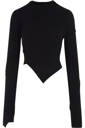 Balenciaga Top asimmetrico Spiral