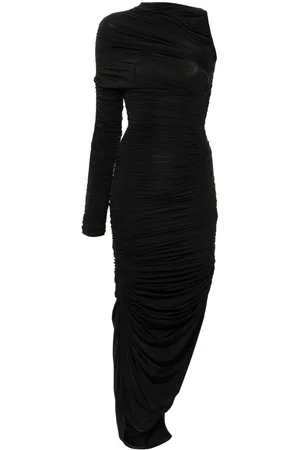 MUGLER Abito asimmetrico con ruches