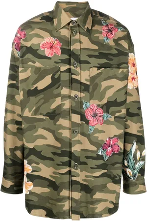 FAITH CONNEXION Camicia con stampa camouflage