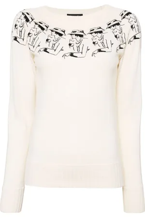 CHANEL Maglione con ricamo