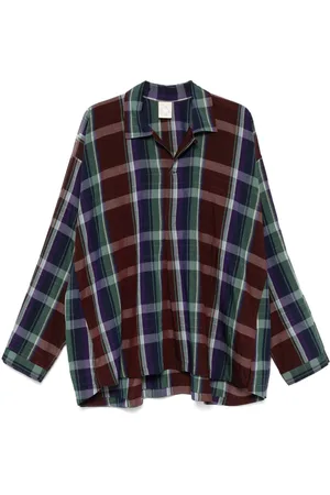 JAN JAN VAN ESSCHE Camicia a quadri Madras