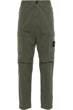 Stone Island Cargo slim con applicazione Compass