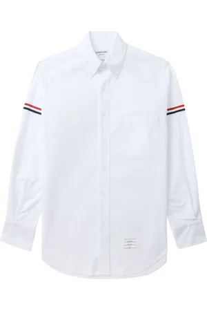 Thom Browne Camicia Oxford con dettagli in gros-grain