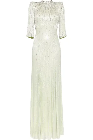 Jenny Packham Abito da sera Aurora con paillettes
