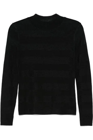 Emporio Armani Maglione senza cuciture con collo a lupetto