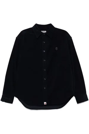 A Bathing Ape Camicia a coste con applicazione