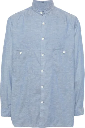 YOHJI YAMAMOTO Camicia con colletto alla coreana