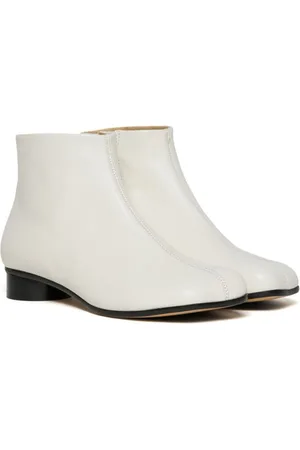 Maison Margiela Stivaletti con punta quadrata in pelle