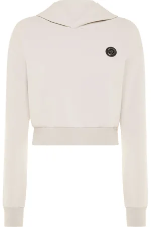 Philipp Plein Felpa con cappuccio crop