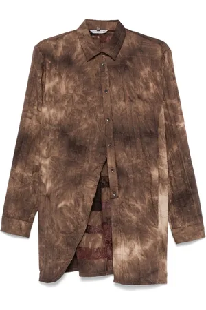 CHIAHUNG SU Camicia con fantasia tie dye