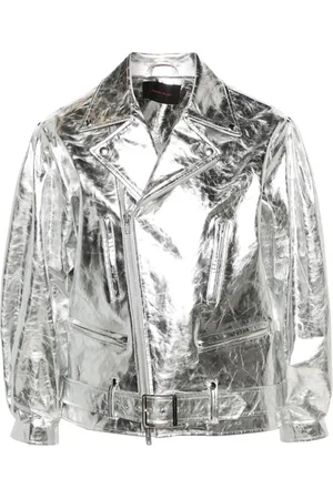 Simone Rocha Giacca biker metallizzata