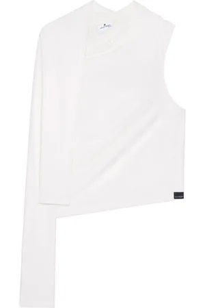 Courrèges T-shirt con spalle scoperte