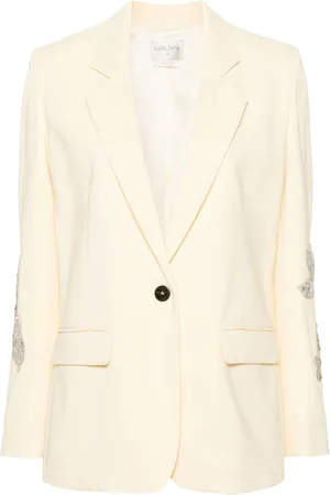FORTE FORTE Blazer monopetto con ricamo