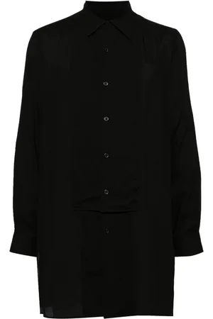 YOHJI YAMAMOTO Camicia con doppio cannoncino