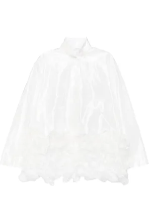 SHIATZY CHEN Giacca oversize con ricamo in pizzo