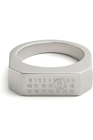 Maison Margiela Anello a sigillo con logo