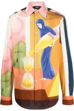EgonLab Camicia con stampa Sandman