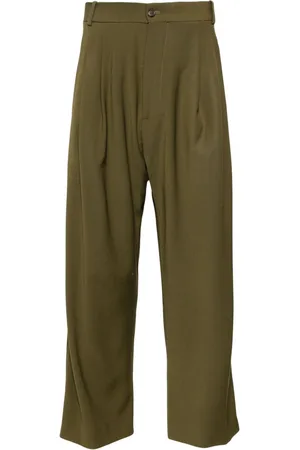 Hed Mayner Pantaloni crop con pieghe