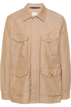 Paul Smith Giacca-camicia con motivo spigato