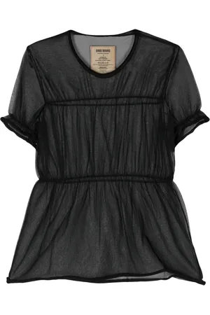UMA WANG Blusa semi trasparente