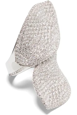 Pasquale Bruni Anello Feel in oro bianco 18kt con diamanti