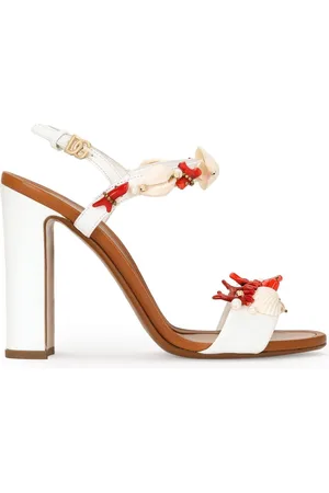 Dolce & Gabbana Sandali Keira con ricamo 105mm