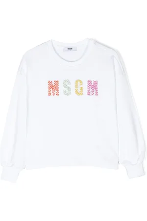 Msgm Felpa con dettaglio logo