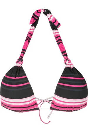 CLUBE BOSSA Top bikini Rings a righe