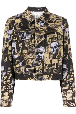 Jean Paul Gaultier Giacca denim 1997 con stampa