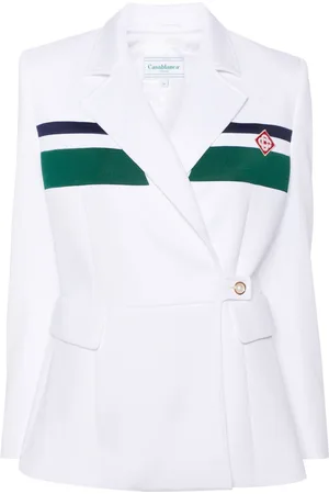 Casablanca Blazer doppiopetto con applicazione