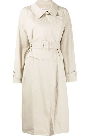 pushBUTTON Trench con cintura
