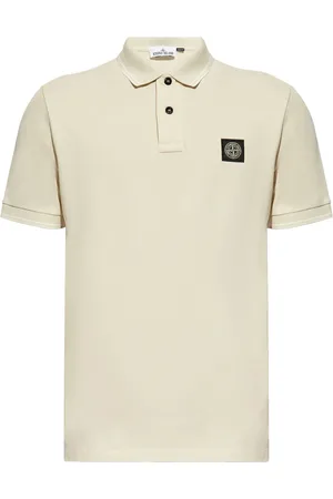 Stone Island Polo con applicazione Compass