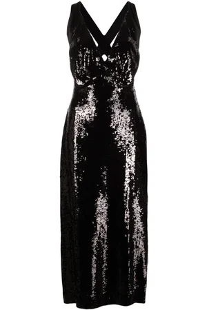 Khaite Abito midi con paillettes