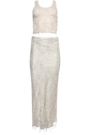 CHRISTOPHER ESBER Abito Encased Beaded Ivy Disconnect