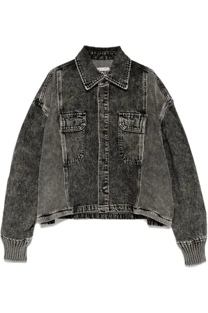 Izzue Giacca denim con inserti