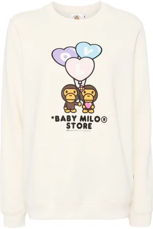 A Bathing Ape Felpa Baby Milo girocollo
