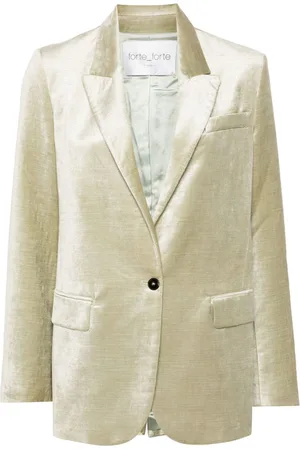 FORTE FORTE Blazer monopetto in velluto