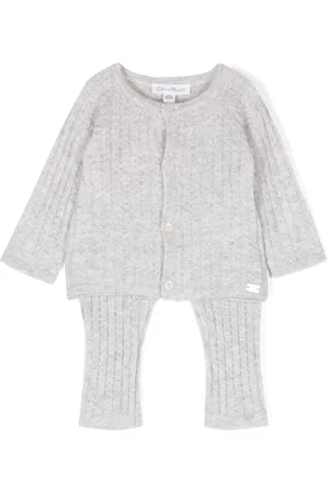 Tartine Et Chocolat Cardigan e pantaloni traforati