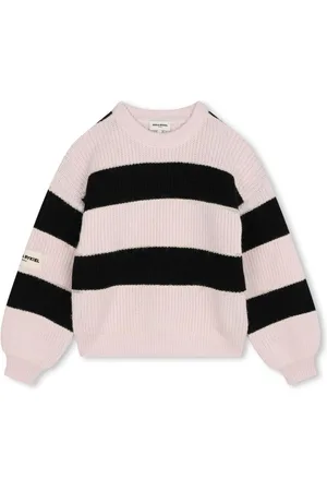Sonia Rykiel Enfant Maglione a righe con applicazione