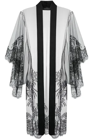 CARINE GILSON Vestaglia con tulle