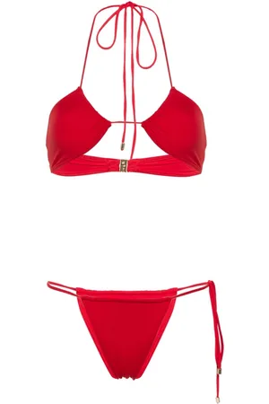 Manokhi Set bikini con scollo all