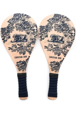 Dior Racchette da spiaggia e pallina Toile de Jouy